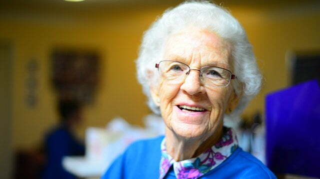 Senior Lady Smiling