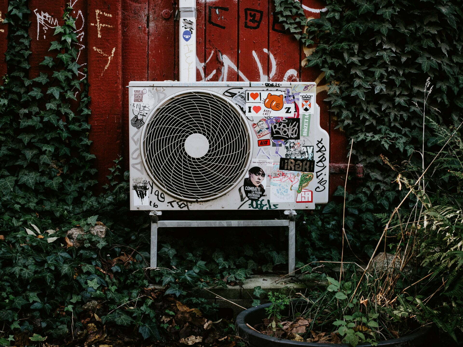 a sign on a wall