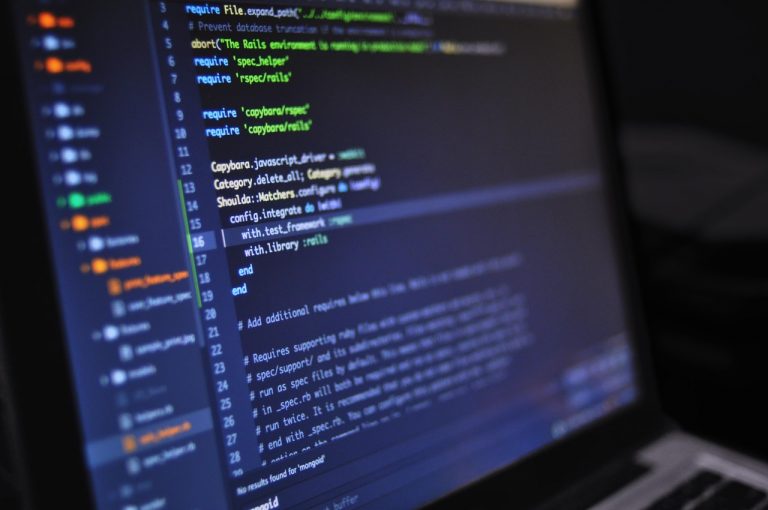 a computer screen with a black screen